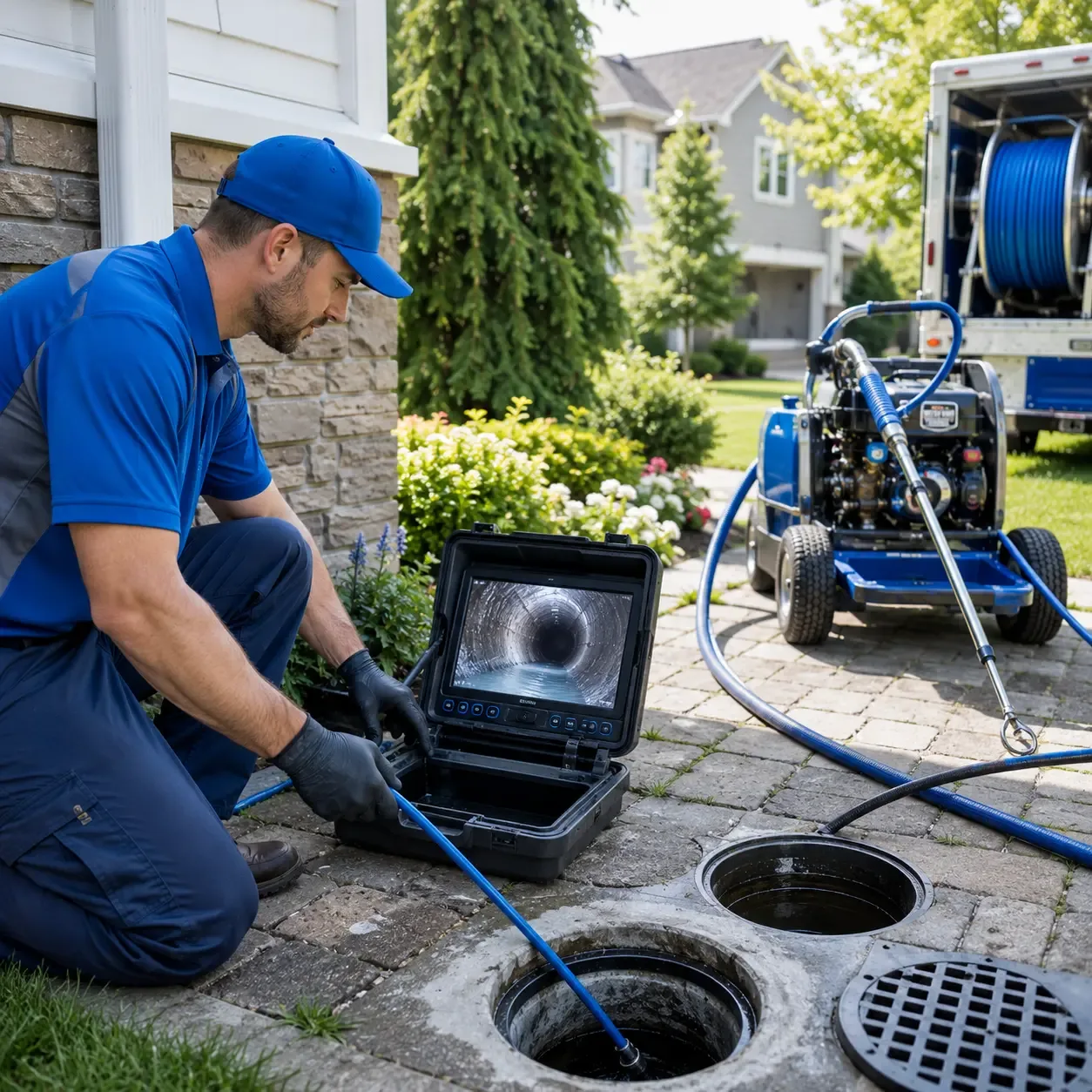 Outdoor drain cleaning professionals serving Mapleton, IA